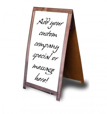Picture of Advanced Graphics 1669 Generic Sandwich Board Cardboard Standup