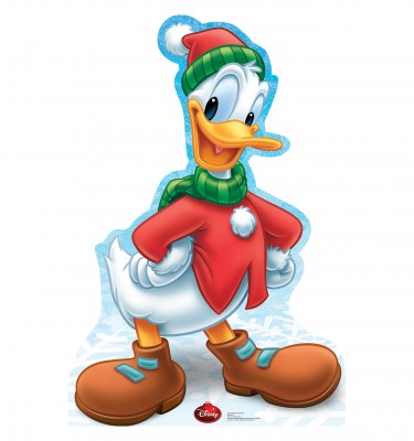 1738 Donald Duck - Holiday Cardboard Standup