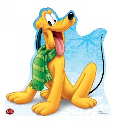 Pluto Holiday - Disney Cardboard Standup