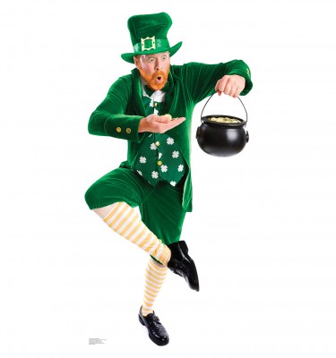 Leprechaun Pot of Gold Cardboard Standup