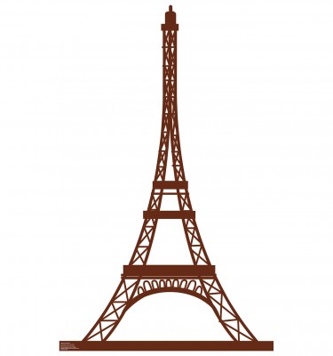 1848 Paris Eiffel Tower Cardboard Standup