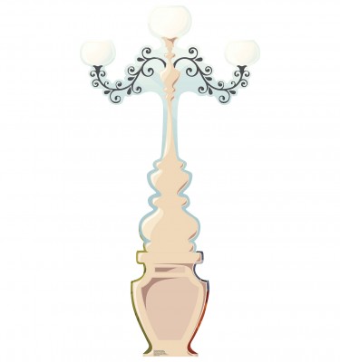 Paris Ornate Street Lamp Cardboard Standup