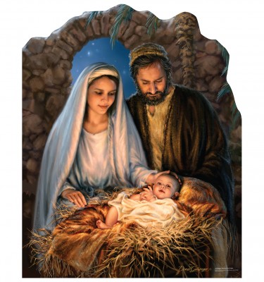 Christmas Nativity - By Dona Gelsinger Cardboard Standup