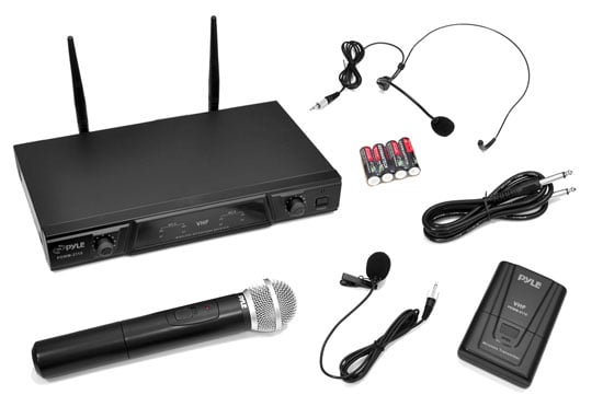 Picture of PylePro PDWM2115 Very High Frequency Wireless Microphone Receiver System with Independent Volume Control