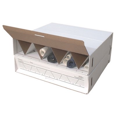 Picture of Advanced Organizing Systems TrussFile25 Modular Stackable Roll Storage Up to 24 in. Length