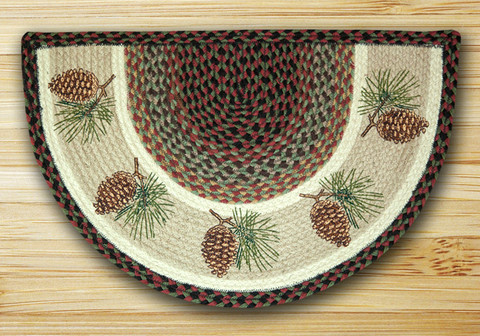 Earth Rugs Printed Slice- Pinecone