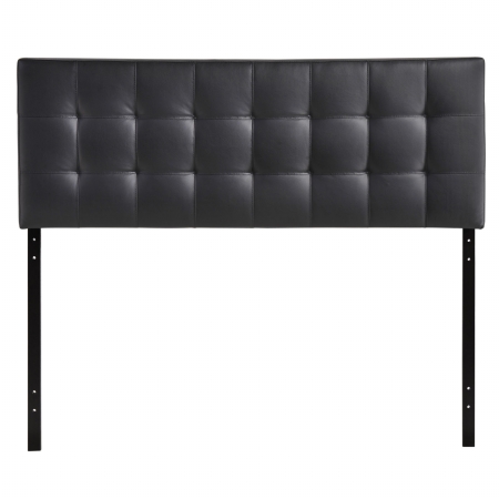 Lily Queen Vinyl Headboard- Black