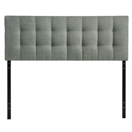 Lily King Fabric Headboard, Gray