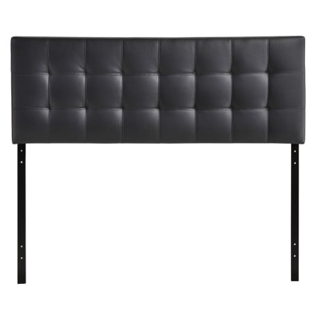 MOD-5145-BLK Lily King Vinyl Headboard- Black