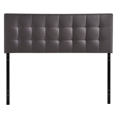 MOD-5147-BRN Lily Full Vinyl Headboard- Brown