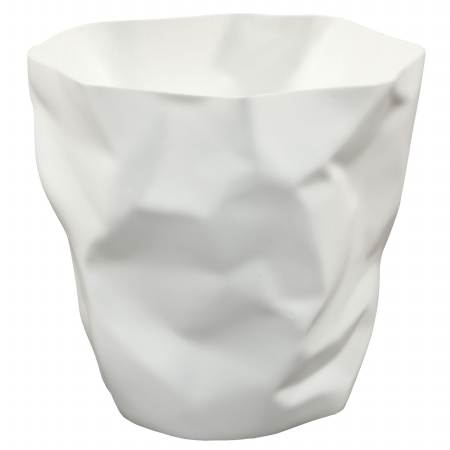 EEI-1022-WHI Lava Trash Bin- White
