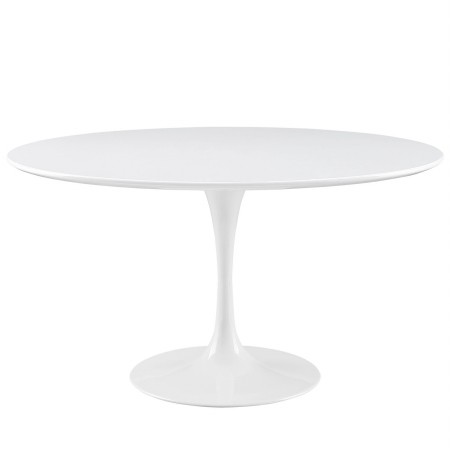 EEI-1119-WHI Lippa 54 in. Dining Table, White -  East End Imports