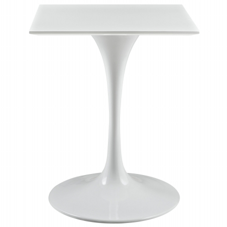 EEI-1122-WHI Lippa 24 in. Wood Top Dining Table, White