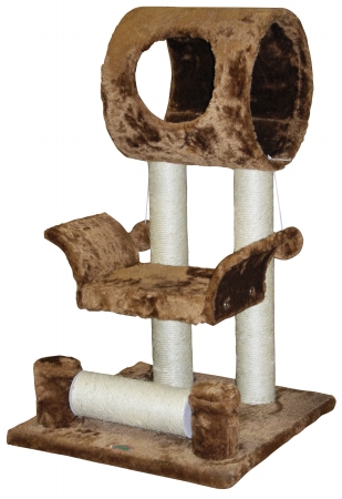 Picture of Go Pet Club F81 28 in. Cat Tree Condo House Furniture&#44; Brown