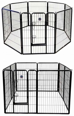 Picture of Go Pet Club GH24 24 in. Heavy Duty Pet Play And Exercise Pen With 8 Panels