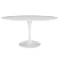 East End Imports EEI-1121-WHI Lippa 60 in. Oval-Shaped Wood Top Dining Table, White East End Imports EEI-1121-WHI Lippa 60 in. Oval-Shaped Wood Top Dining Table, White