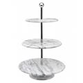 Godinger 61820 Marble 3 Tier Server - White Godinger 61820 Marble 3 Tier Server - White
