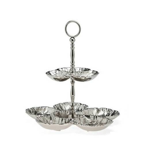 Picture of Godinger 90540 Cabbage Leaf 2 Tier Server
