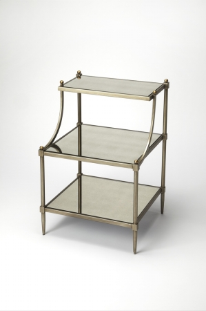 7015030 Tiered Side Table- Hallmark Finish