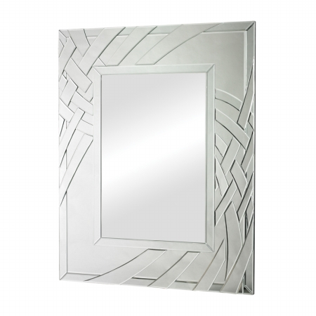 114-63 Arched Ribbons Clear Glass Mirror