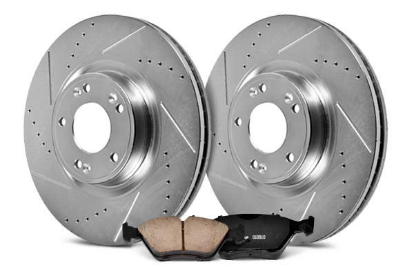 Rear 1 Click Brake Kit With Hardware - Ford- Lincoln 2009-2014