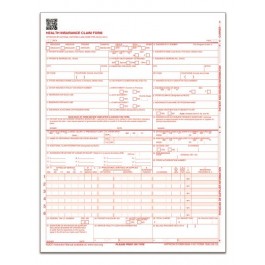 CMS1500L2V Laser Health Insurance Claim Form Pack of 2