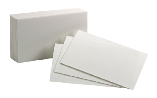 10013 Index Cards, Blank - Pack of 10