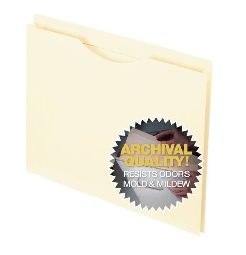 22023 Anti-Mold and Mildew Reinforced File Jacket - Pack of 4