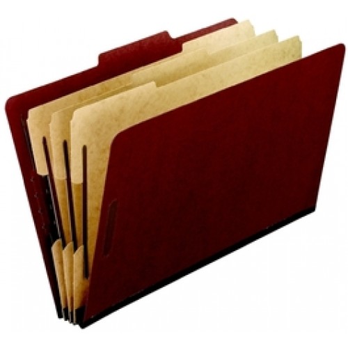 2357R Pressboard Classification Folders, Pack Of 5