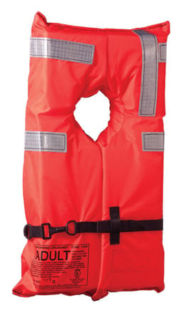 Type I Commercial Adult Life Jacket - Orange