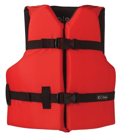 Youth General Purpose Vest, Red & Black