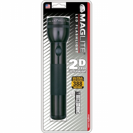 Picture of Maglite ML300L-S2016 LED 2 Cell D Black 3rd Gen