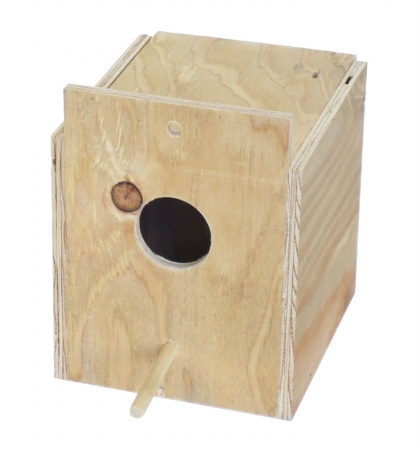 Picture of YML WNB3 Wooden Nest Box For Outside Mount With Dowel- Small