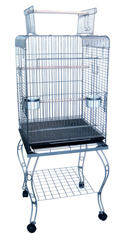 Picture of YML 600ACP 20 in. Dometop Parrot Cage With Stand - Antique Copper