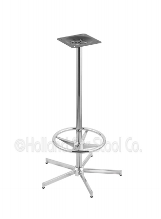 Picture of Holland Bar Stool 216 216 Chrome Bar Height Base with Foot Ring