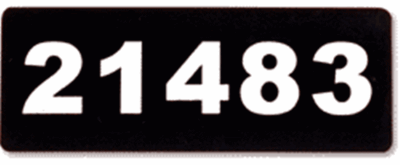 LLVINYL# Vinyl Address With Numbers Only