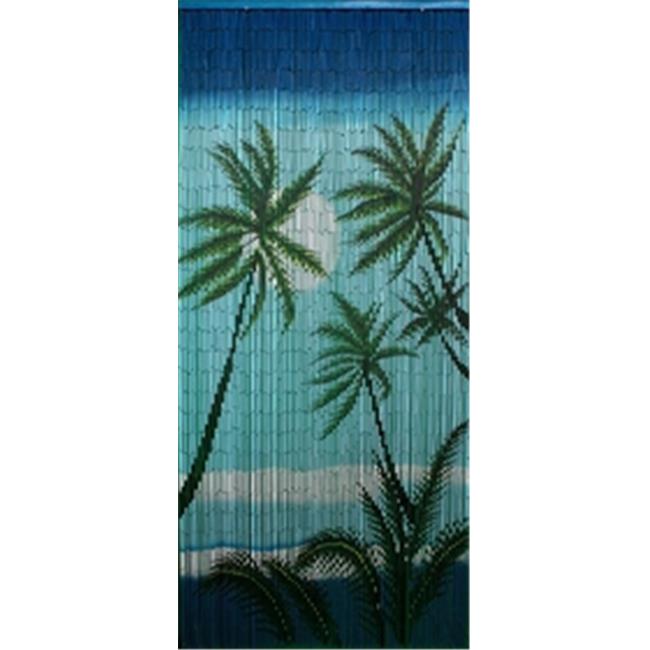Bamboo 54 5296 Carribean Palms Curtain