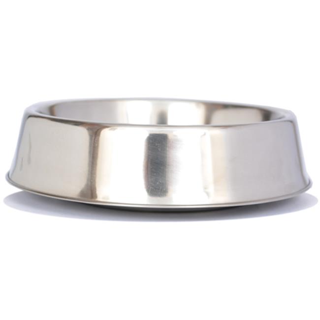 Iconic Pet 92191 Anti Ant Stainless Steel Non Skid Pet Bowl - 8 oz.