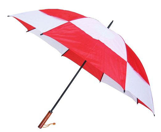 7862Red 60 in. Jumbo Golf Double Canopy Windproof Umbrella