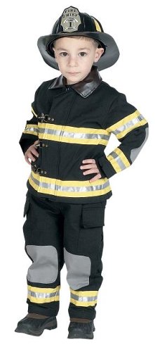 Picture of Aeromax FB-23 Junior Firefighter Suit Size 2-3 Black