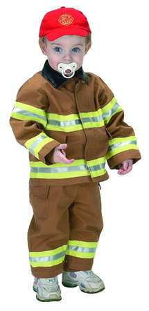 Picture of Aeromax FT-18M Junior Firefighter Suit Size 18Month Tan