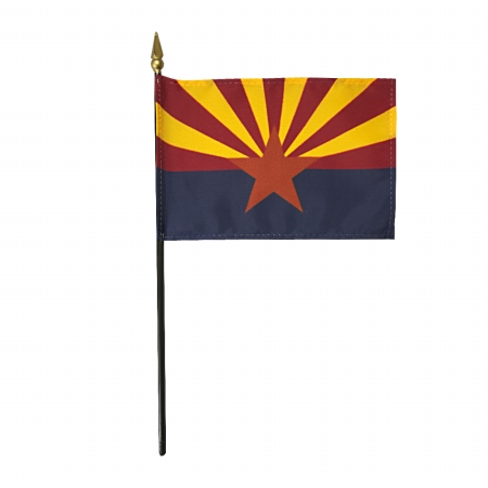 Picture of Annin Flagmakers 150002 4 x 6 in. Eb Arizona Mounted, Pack Of 12