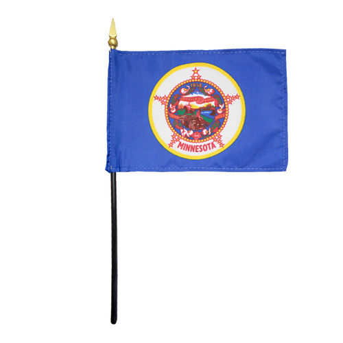 Picture of Annin Flagmakers 150022 4 x 6 in. Eb Minnesota Mounted- Pack Of 12