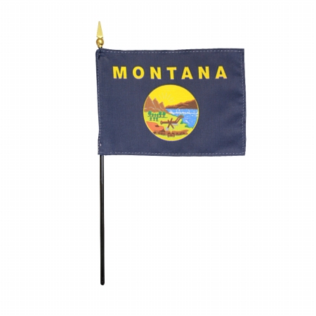 Picture of Annin Flagmakers 150025 4 x 6 in. Eb Montana Mounted- Pack Of 12