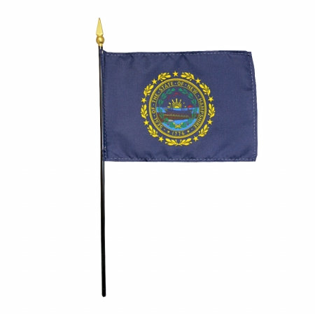 Picture of Annin Flagmakers 150029 4 x 6 in. Eb New Hampshire Mounted- Pack Of 12