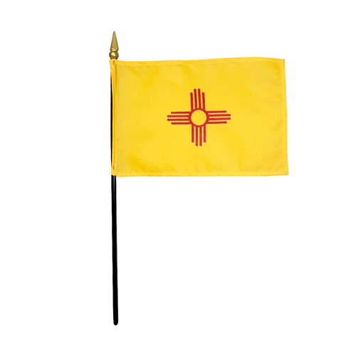 Picture of Annin Flagmakers 150031 4 x 6 in. Eb New Mexico Mounted- Pack Of 12