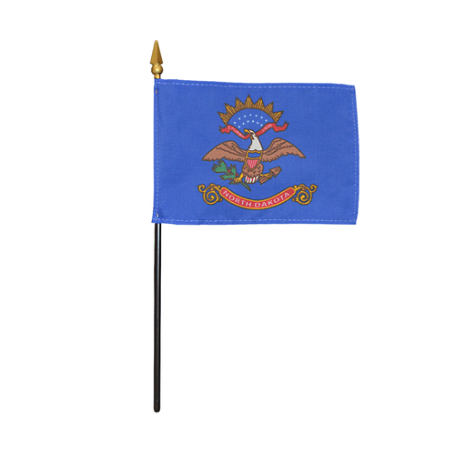 Picture of Annin Flagmakers 150034 4 x 6 in. Eb North Dakota Mounted- Pack Of 12