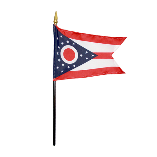 Picture of Annin Flagmakers 150035 4 x 6 in. Eb Ohio Mounted, Pack Of 12