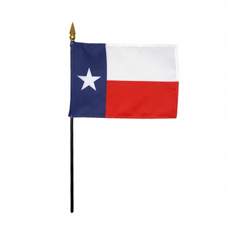 Picture of Annin Flagmakers 150043 4 x 6 in. Eb Texas Mounted- Pack Of 12
