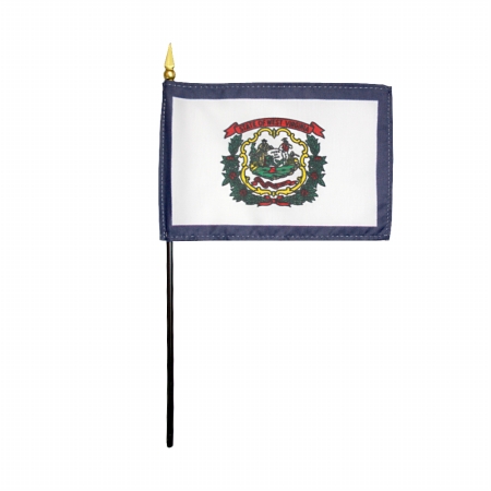 Picture of Annin Flagmakers 150048 4 x 6 in. Eb West Virginia Mounted- Pack Of 12
